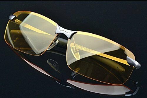 HD Night Vision Glasses Driving Aviator Sunglasses New UV400 Eyewear best for...
