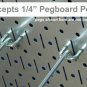 Pegboard Rack Wall Control Galvanized Steel Pegboard Pack  Two 32Inch x 16Inc