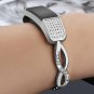 Famobest For Fitbit Alta HR and Alta Bands, Stainless Steel Wristbands/Jewelry B