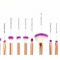 Set Of 10 De Brochas Kabuki Sintéticas Para Aplicación De Maquillaje Profesional