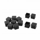 SpeedDa Rubber Square Shaped Furniture Table Chair Leg Foot Cover Cap 1 inch ...