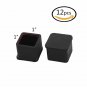 SpeedDa Rubber Square Shaped Furniture Table Chair Leg Foot Cover Cap 1 inch ...