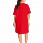 Hanes Women's Wear Around Nightshirt Red One Size