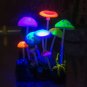 Govine Aquarium Decorations,Glowing Artificial Mushroom, Plastic Aquarium....