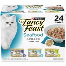 Purina Fancy Feast Grilled Seafood Collection Gourmet Wet Cat Food - (24) 3 oz.