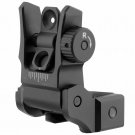 UTG Low Profile Flip-up Rear Sight with Dual Aiming Aperture Black