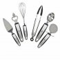 25 Piece Kitchen Tools Set Stainless Steel and Nylon Utensils Tongs, Spatula,