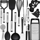 Kitchen Utensil Set - 23 Nylon Cooking Utensils - Kitchen Utensils with Spatula