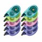 Tombow 68723 MONO Retro Correction Tape, Assorted Colors, 10-Pack. Colorful, ...
