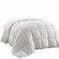 Chezmoi Collection King Goose Down Alternative Comforter with Corner Tab, White
