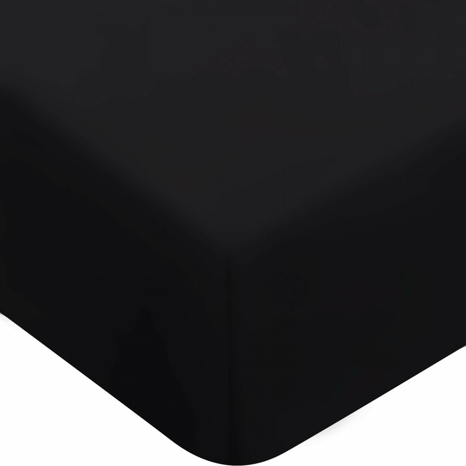 Utopia Bedding Fitted Sheet Twin,Black