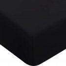 Utopia Bedding Fitted Sheet Twin,Black
