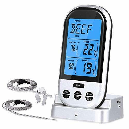 WANYNG Wireless Digital Meat Thermometer Remote Cooking Food Grill Thermometer
