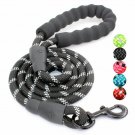 BAAPET 5 FT Strong Dog Leash with Comfortable Padded Handle (Black)