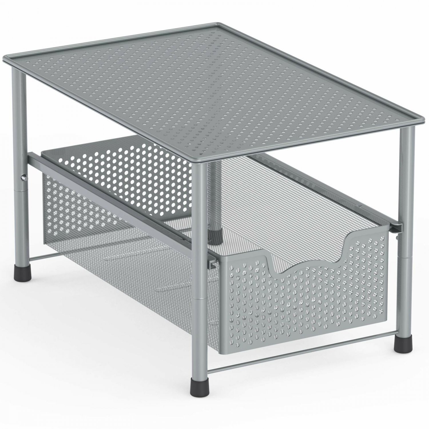 Simple Houseware Stackable Under Sink Cabinet Sliding Basket Organizer Drawer