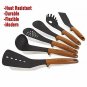 Kitchen Utensil Set with 360 Degree Rotating Carousel Stand