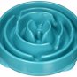 Outward Hound Fun Feeder Slo-Bowl Healthy Slow Feeding Dog Bowl, Large, Teal