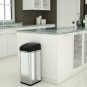 iTouchless 13 Gallon Stainless Steel Automatic Trash Can with Odor-Absorbing..