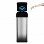 iTouchless 13 Gallon Stainless Steel Automatic Trash Can with Odor-Absorbing..