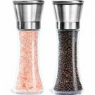 Salt And Pepper Shakers Manual Grinders Modern Mill Glass Spices Stainless Steel