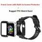 Case Cover Screen Protector Full Armor & Wrist Band Strap for Apple Watch 38mm