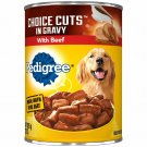 Pedigree Choice Cuts In Gravy With Beef Adult Canned Wet Dog Food, (12) 22 Oz.