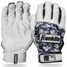 Franklin Sports MLB Digitek Batting Gloves Gray/White/Black Digi Adult Large