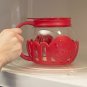 Ecolution Micro-Pop Microwave Popcorn Popper 1.5QT - Temperature Safe Glass w...