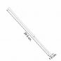 Graber 7/16-Inch Round Spring Tension Rod 11-18" - White, 2 Rods per Pack