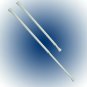 Graber 7/16-Inch Round Spring Tension Rod 11-18" - White, 2 Rods per Pack