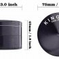 Kingtop Herb Spice Grinder Large 3.0 Inch Black