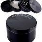 Kingtop Herb Spice Grinder Large 3.0 Inch Black
