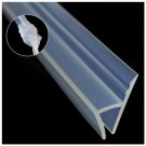 Glass Shower Door Seal Strip(No adhesive Include), 120inch Frameless Weather ...