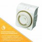 24 Hour Heavy Duty 15 Amp 1 Outlet Outdoor Timer Pool Pump Electrical Lights NEW
