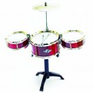 Fun Central AT996 Drum Set for Kids, Musical Instrument for Kids, Red