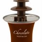 Nostalgia CFF300 3-Tier 1/2-Pound Chocolate Fondue Fountain Brown