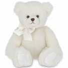Bearington Aspen White Plush Stuffed Animal Teddy Bear, 17 inches