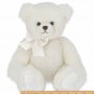 Bearington Aspen White Plush Stuffed Animal Teddy Bear, 17 inches