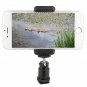 360&Acirc;&deg; Ball Head Hot Shoe Adapter Mount + Cell Phone Holder Clip for DSLR Camera