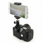 360&Acirc;&deg; Ball Head Hot Shoe Adapter Mount + Cell Phone Holder Clip for DSLR Camera