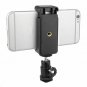 360&Acirc;&deg; Ball Head Hot Shoe Adapter Mount + Cell Phone Holder Clip for DSLR Camera