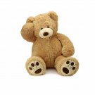 MorisMos Giant Teddy Bear with Big Footprints Plush Stuffed Animals Light Brown