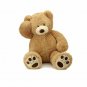 MorisMos Giant Teddy Bear with Big Footprints Plush Stuffed Animals Light Brown