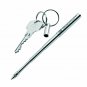 Personal Mini Telepen Telescoping Key Ring Pen Stainless Steel 3 Refills New