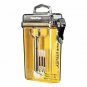 Personal Mini Telepen Telescoping Key Ring Pen Stainless Steel 3 Refills New
