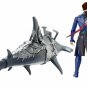 AQUAMAN VULKO Figure & HAMMERHEAD SHARK, 2-Pack, 6-inch