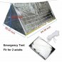 Emergency Mylar Thermal Survival Tent, Sleeping Bag and Shelter