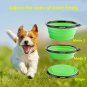 COMSUN 2-Pack Collapsible Dog Bowl, Food Grade Silicone BPA Free