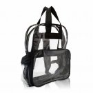 Large Clear Backpack PVC Plastic Heavy Duty Bag School Office Travel Security US