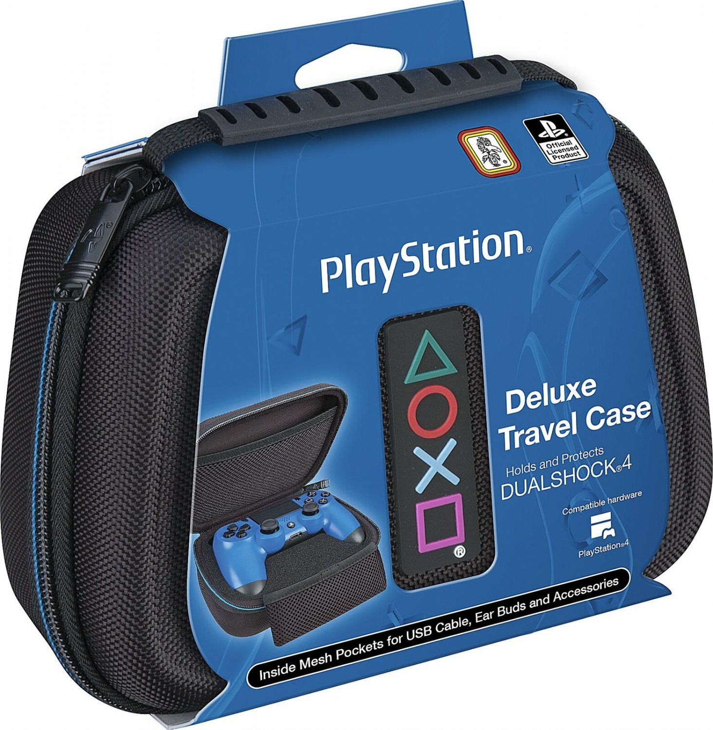 Sony PlayStation 4 Controller Case &acirc;�� Protective Deluxe Travel Case &acirc;�� Black Ba...